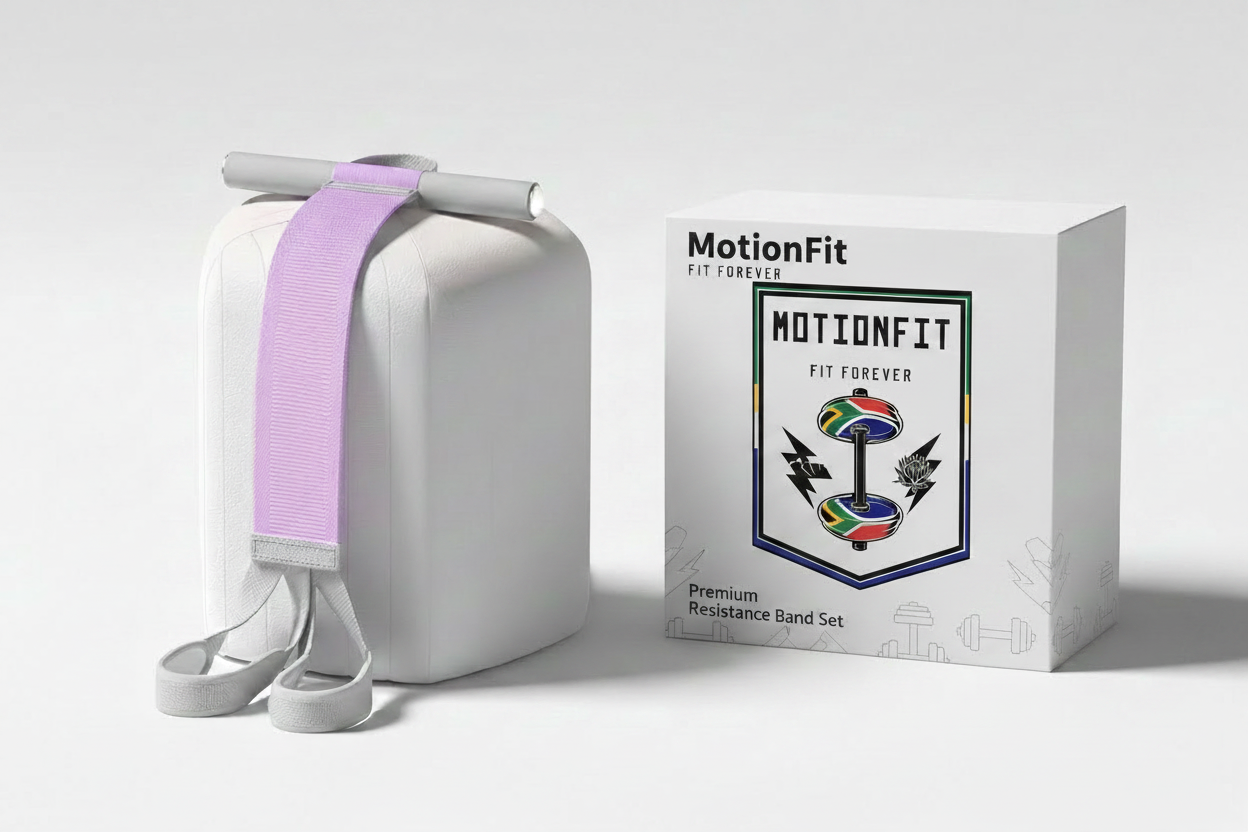 MotionFit Purple Product with Retail Packaging